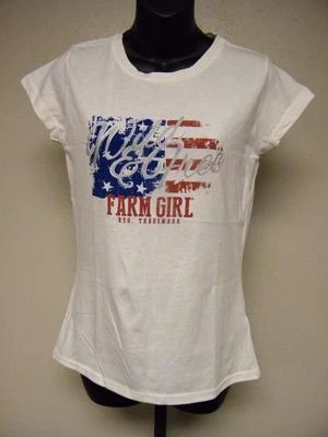 NUEVA Camisa Pequeña Farm Girl Wild & Free Para Mujer Tallas S Foto 1 de 4