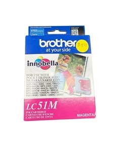 Genuine New Brother LC51M Magenta Innobella Ink Cartridge 05/2020 - Picture 1 of 2