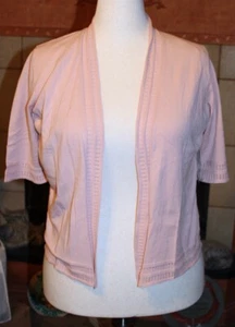 XL NUEVO CON ETIQUETAS Para Mujer Heart N Crush Rosa Polvoriento SS LW Encogerse de hombros Cárdigan Suéter - Imagen 1 de 8