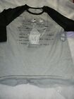 2XL Men&#39;s Jack Skellington @ Cemetary Long Sleeved Tee Shirt NWT Disney Store
