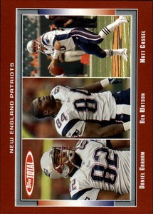 2006 Topps Total Football Red #189 Matt Cassel Daniel Graham Ben Watson