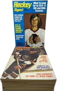 9 Hockey Digest Magazines NHL 1975-1978 Bobby Orr Denis Potvin Jean Ratelle - Picture 1 of 24