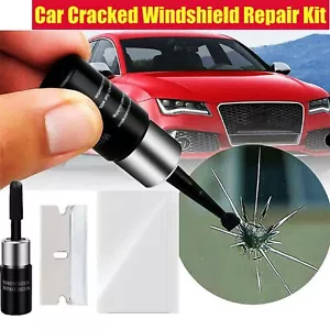 New Automotive Glass Repair Kit Nano Fluid Car Windshield Resin Crack Tool AU - Picture 1 of 11