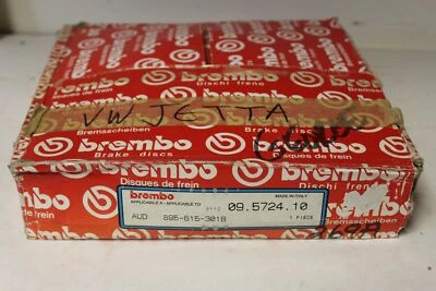 Nuevo de Lote Antiguo Brembo Rotor de Disco de Freno Delantero Único 09.5724.10 1990-1998 Audi (BR13) Foto 1 de 2