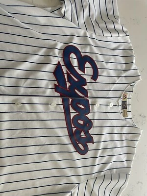 Majestic Stitched Cooperstown Montreal Expos Vladimir Guerrero Jersey - Image 1 of 4