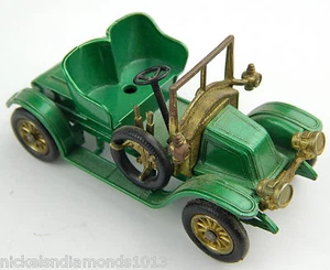 Matchbox 1911 Renault no. 2 Models of Yesteryear Lesney Missing Seat Green - Picture 1 of 6
