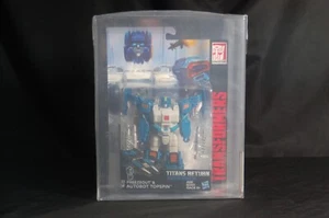 Transformers Titans Return Topspin & Freezeout AFA 8.0 encapsulado graduado - Imagen 1 de 6