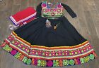 Indian Diwali Gujarati Ghagra Lehanga Choli Blouse Dupatta Dress Outfit