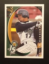 2010 Grandstand Kane County Cougars 15 Years Javier Herrera VZ #17
