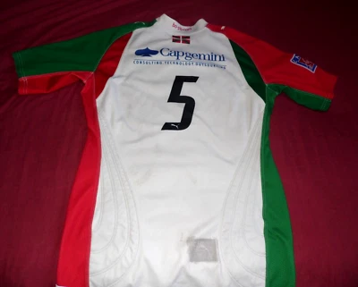 Maillot De Rugby De Match Biarritz Olympique BO N°5 Porté Saison 2008/2009 T XXL - Photo 1/4