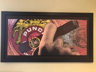 Raro marco de cigarro perforador Steve Kaufman único edición limitada 49/50 adornado Foto 1 de 4