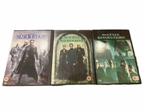 The Matrix Trilogy, The Matrix, Matrix Reloaded, Matrix Revolutions DVD Bundle - Foto 1 di 9