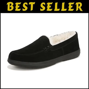 Durable Women's Black Suede Slip-On Slippers for Indoor and Outdoor Enjoyment - Picture 1 of 10