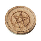 1pcs Witch Altar Tray,Pentacle Candle Holder,Vintage Decor Tray, Altar Supplies