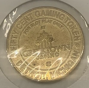 Greektown Casino - token de juego de ranura de $0.50 - Detroit Michigan - Imagen 1 de 2