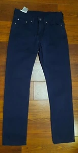 Levi's 514 blaue Chino Jeans gerades Bein W29 L32 - Top Zustand - Bild 1 von 13