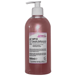 Langguth HP10 Creme-Seife Sanolin 500 ml rosa Cremeseife Seifencreme Handseife - Bild 1 von 1