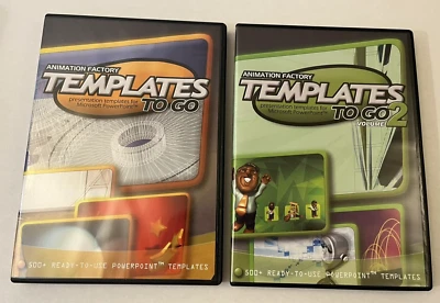 Animation Factory Templates To Go Vol 1 & 2 500+ Ready To Use Templates CD ROM - Image 1 of 4