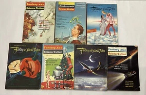 Lot Of 8 MAGAZINE OF FANTASY & SCIENCE FICTION 1951/1964 - Picture 1 of 16