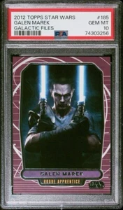 STAR WARS GALACTIC FILES SERIES 1 2012 GALEN MAREK Star Killer PSA 10 ๐๐ Pop 2 - Picture 1 of 2