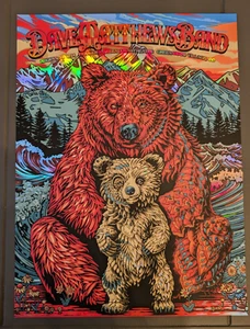 Dave Matthews Band DMB Poster 23.08.24 Fiddler's Green Greenwood Village, CO FOIL - Bild 1 von 5
