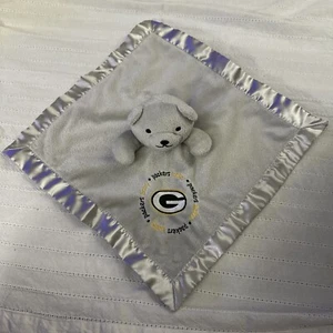 Baby Teddy Best Security Blankie Lovey Green Bay Packers 13" square Pre-Owned - Picture 1 of 5