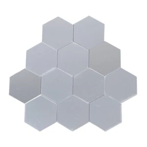 12 Pcs Home Decor Decorative Wall Art Mirror Stickers Hexagon Decal - Picture 1 of 12