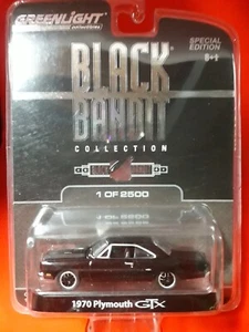 New 2010 Black Bandit 70' Plymouth GTX Special Edition Greenlight 1 of 2500 - Picture 1 of 4