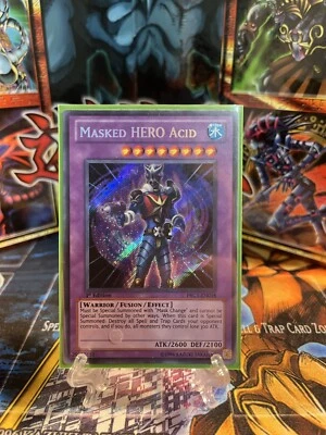Masked HERO Acid 2012 Premium Tin PRC1-EN018 1st Edition Secret Rare - Image 1 of 4