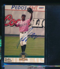 2007 Choice #21 Pedro Powell Lynchburg HillCats Signed Autograph (DR21) SWSW6