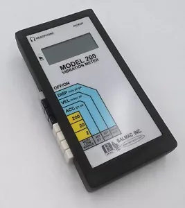 Balmac Model 200 Vibration Meter for Machinery Monitoring - Picture 1 of 2