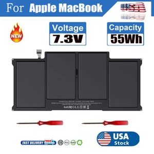 A1496 Battery For Apple MacBook Air 13" Mid 2012 2013 2014 /15 A1405 A1466 55Wh - Picture 1 of 16