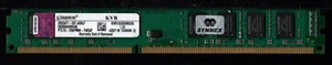 Kingston 2GB DDR3 1333MHz PC3-10600U LP Desktop RAM Used Tested Non-ECC - Picture 1 of 2