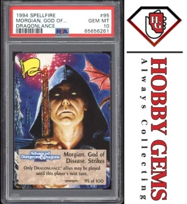 MORGIAN, GOD OF DISEASE, STRIKES PSA 10 1994 Spellfire Dragonlance #95 - Image 1 of 2