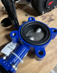Isoria 3G6K6XC/PN16 2" Manual Butterfly Valve, MA-66060/XHW05-C225 Geared NEW - Picture 1 of 4