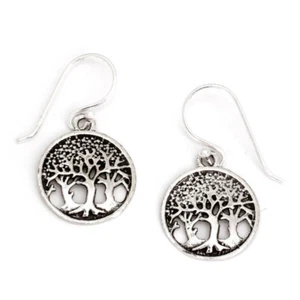 Keltischer Lebensbaum Ohrhänger 925er Silber Symbol Schmuck NEU - Bild 1 von 2