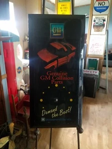VTG Chevy GM Mr Goodwrench Collision Parts Shop Clock Chevrolet General Motors  - Picture 1 of 5