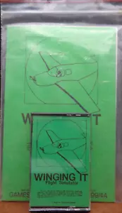 TI-99/4A -- WINGING IT FLIGHT SIMULATOR (NOT POLYOPTICS) - Bild 1 von 3