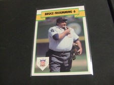 1990 T&M Umpires Bruce Froemming #9 National League