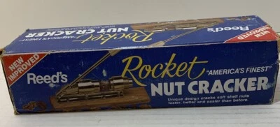 Vintage Reed’s Rocket Nut Cracker Model 816 Made In USA Pecan Walnut - Image 1 of 4