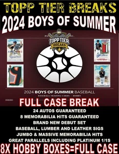 SEATTLE MARINERS 2024 PANINI BOYS OF SUMMER 8X HOBBY BOX CUSTODIA COMPLETA BREAK #4913 - Foto 1 di 7