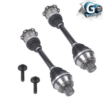 Front CV Axles For Audi A6 Quattro 2013-18 Q5 2011-15 A7 Quattro 2017-2018 2.0L - Изображение 1 из 4
