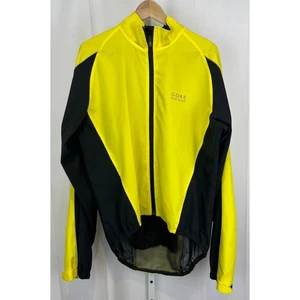 Chaqueta de ciclismo GORE Bike Wear cremallera completa Windstopper Active Shell amarilla negra XL - Imagen 1 de 11
