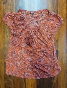 Damen Umstandsmode Daisy Fuentes rot Top XL gebraucht guter Zustand - Bild 1 von 3