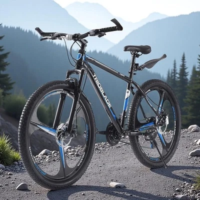 27.5" Erwachsene Männer und Frauen Mountainbike 21-Gang-Scheibenbremse Fahrrad - Bild 1 von 4