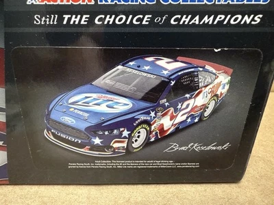 Brad Keselowski Miller Lite 2013 1/24 autografiado firmado Fusion Limited Foto 1 de 4