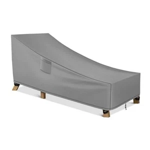 Patio Chaise Lounge Cover Waterproof, Heavy Duty Outdoor Lounge Chair Covers, - Picture 1 of 8