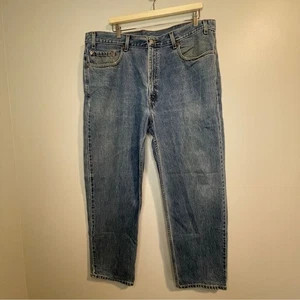 VTG Levi's 550 Men's Relaxed Fit Denim Jeans - Medium Blue - Picture 1 of 8
