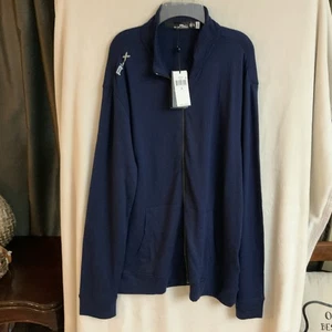 RLX Ralph Lauren Men's XL Mockneck Knit Light Full Zip Jacket Sweater Soft NWT - Picture 1 of 4