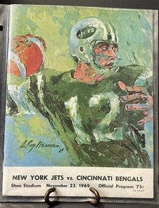 Posten 6 Vintage NFL New York Jets Jahrbücher Programme Joe Namath Hüllen - Bild 1 von 14